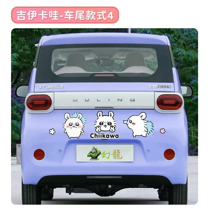 Stickers Car Accessories Decorate Hachi ware Usagi Car Accessories Gift