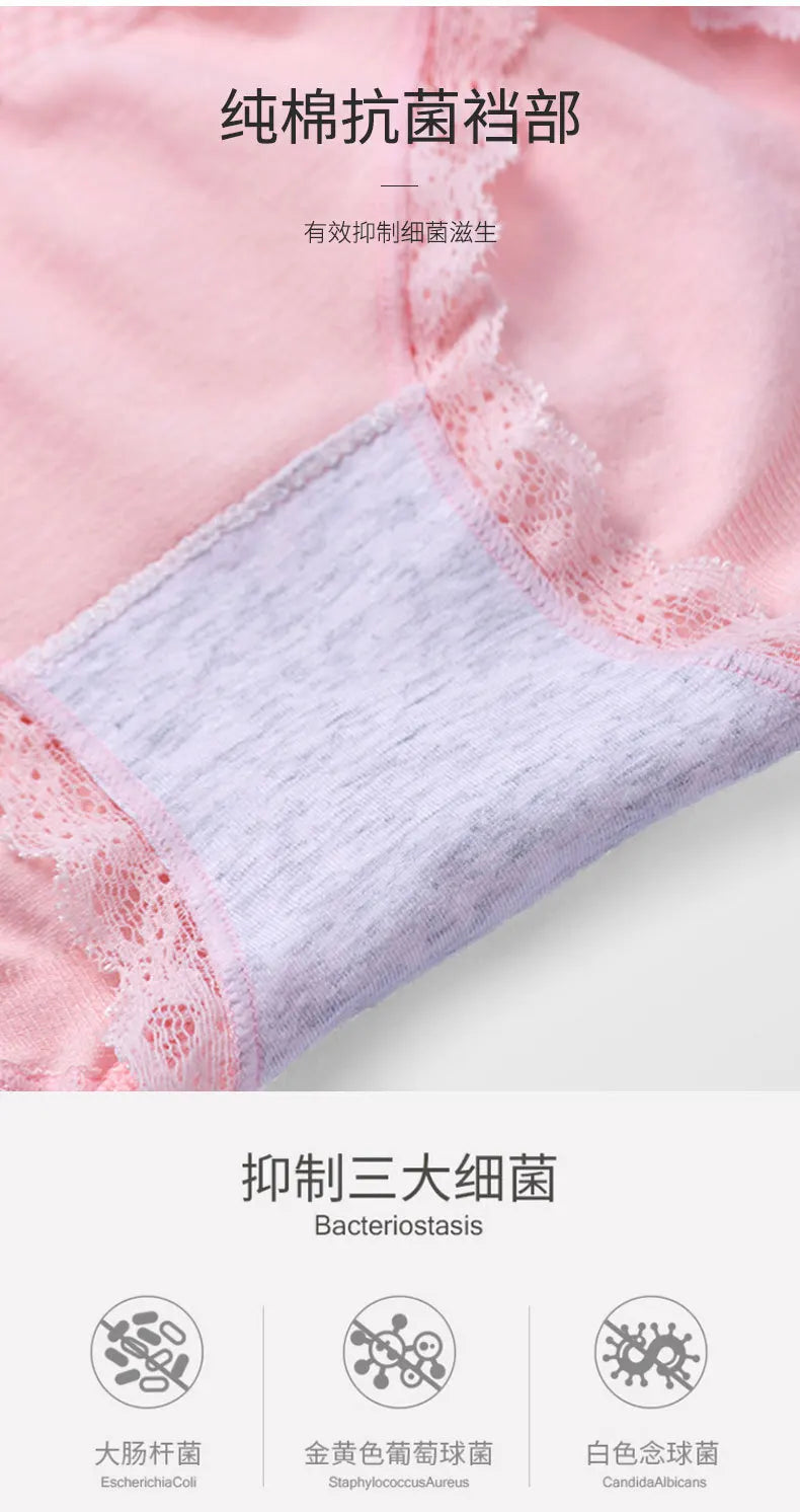 Women's Panties Belly Pants Sexy High Waist Underwear Lace Edge Jacquard Girls Hip Lifting Panties Women's Belly Warm underPants