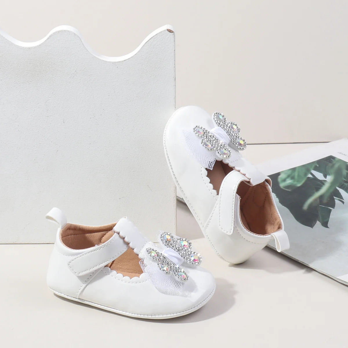 New Style Bow-Shaped Baby Shoes For Girls Aged 0-1 Years Old Breathable And Cool Shoes For Little Girls High Quality TPR Sole
