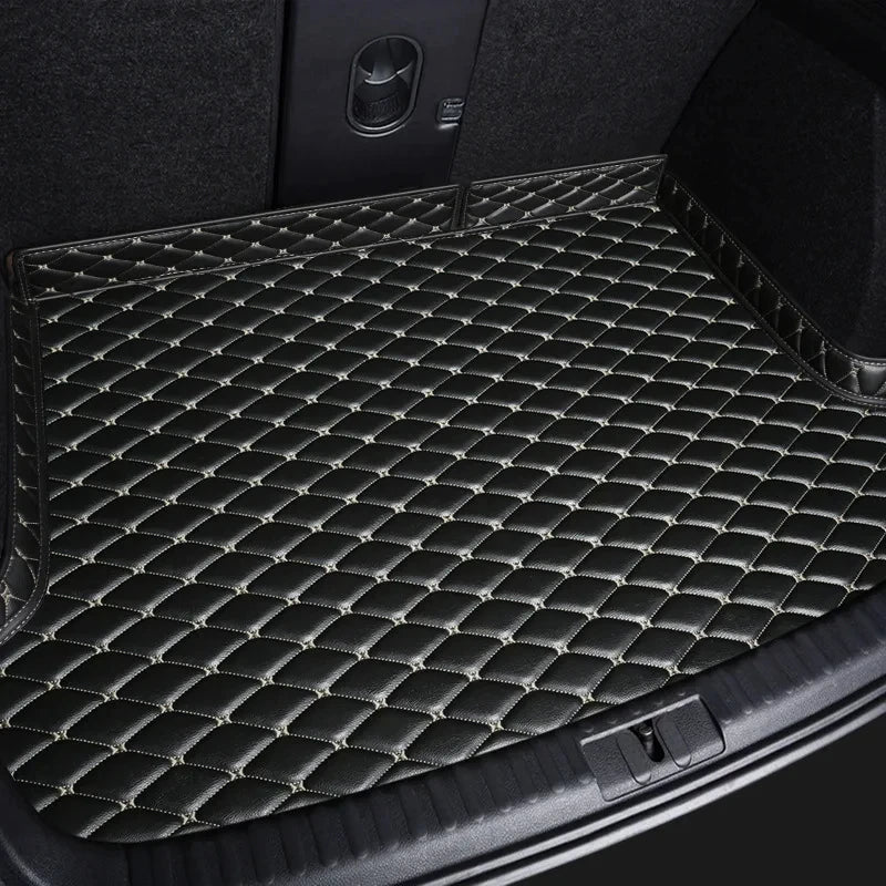 Car Trunk Mats For Hyundai Kona Kauai OS 2018~2022 Waterproof