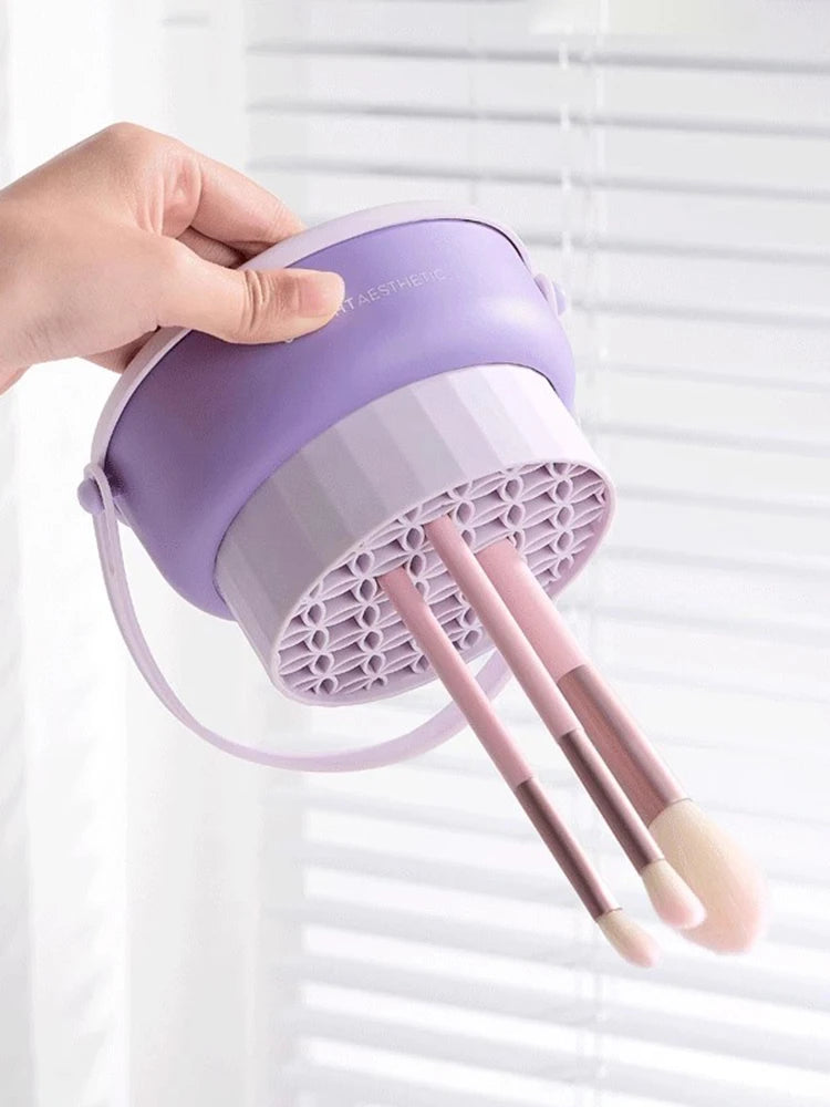 Makeup Brush Cleaning Bucket