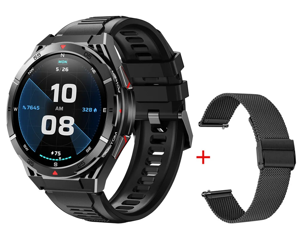 X2B Smart Watch GPS Positioning Men Outdoor Sport Bluetooth Calling AI Voice Health Monitoring Fitness Tracker Smartwatch