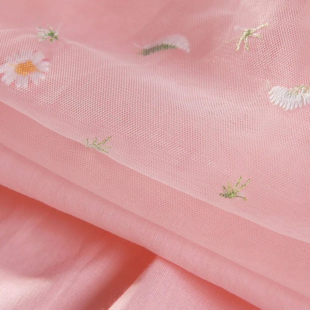 Flower Girls Dresses Children's Clothing Kids Clothes Summer Fairy Party Stage Show Dance Wear Cosplay Costumes Sling Casual