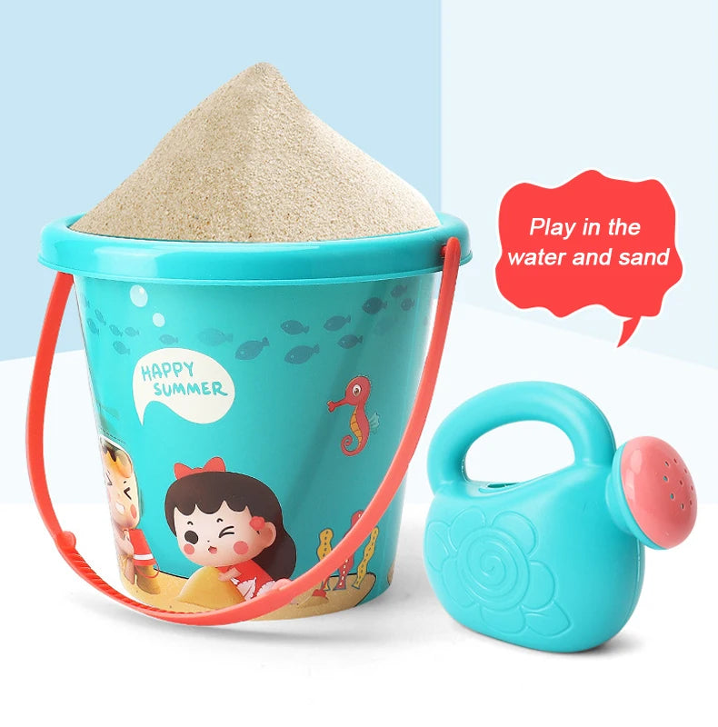 Beach Toys for Kids Sand Set Sand Bucket Beach Shovel Toys for Toddlers Summer Beach Game Children Toys Water Play Tools