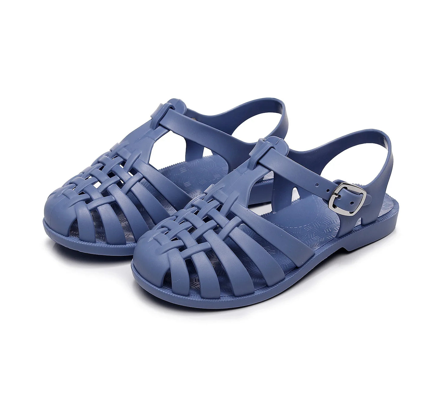 Kids Shoes Summer Sandals Baby Girls Toddler Soft Non-slip Princess Shoes Kids Candy Jelly Beach Shoes Boys Casual Roman Sandals