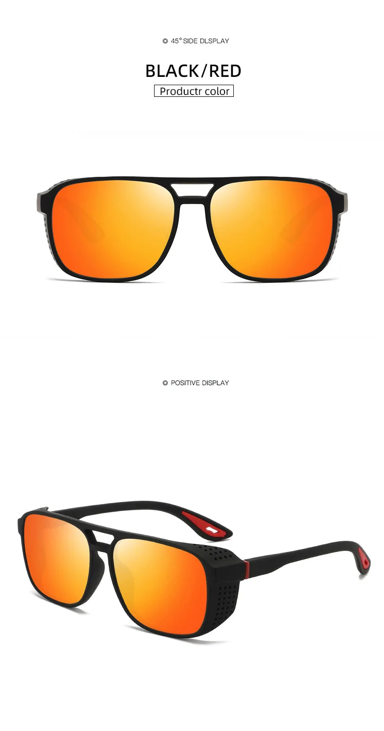 Polarized Fishing Glasses for Men UV400 Protection Driving Running Cycling  Sunglasses Designer Windproof Square Ski Goggles