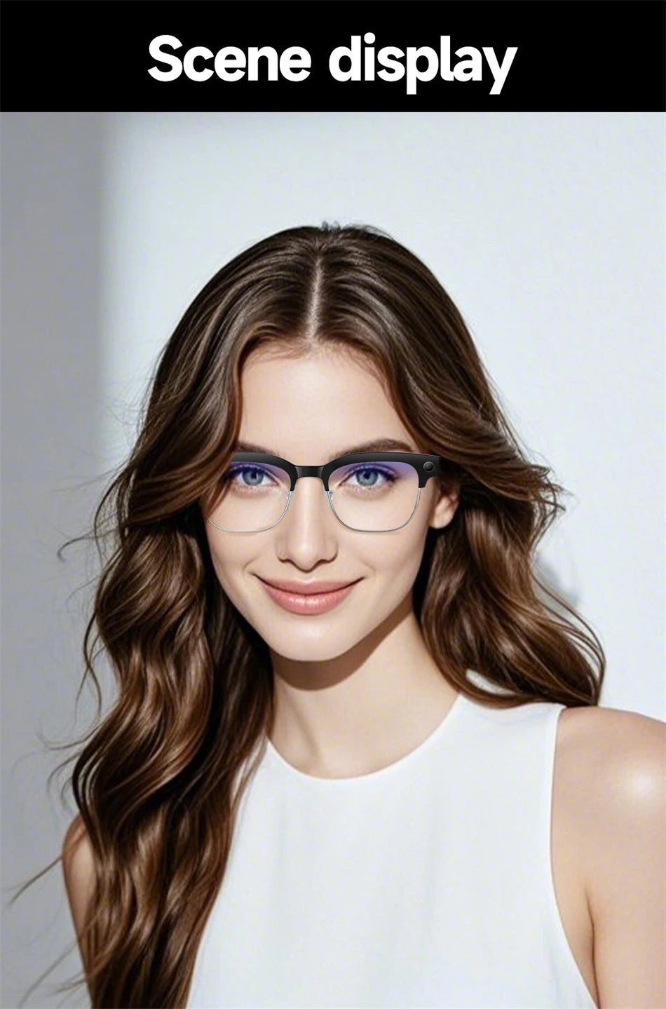 Color-Change Lens 4K Camera Glasses AI Smart Glasses HD Shooting Video Record Call Glasses Waterproof Bluetooth Smart Sunglasses