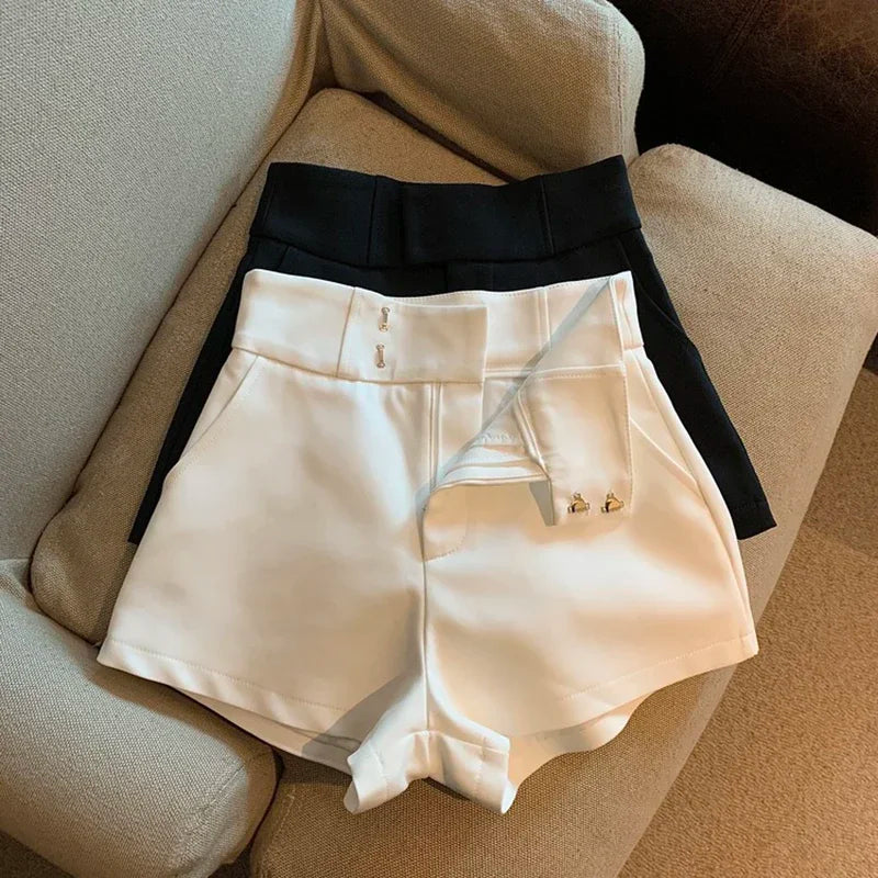 Women Shorts Black Shorts Women Harajuku Elegance High Waisted Shorts A Line Slim Casual Hot Girl Straight Pants Sexy