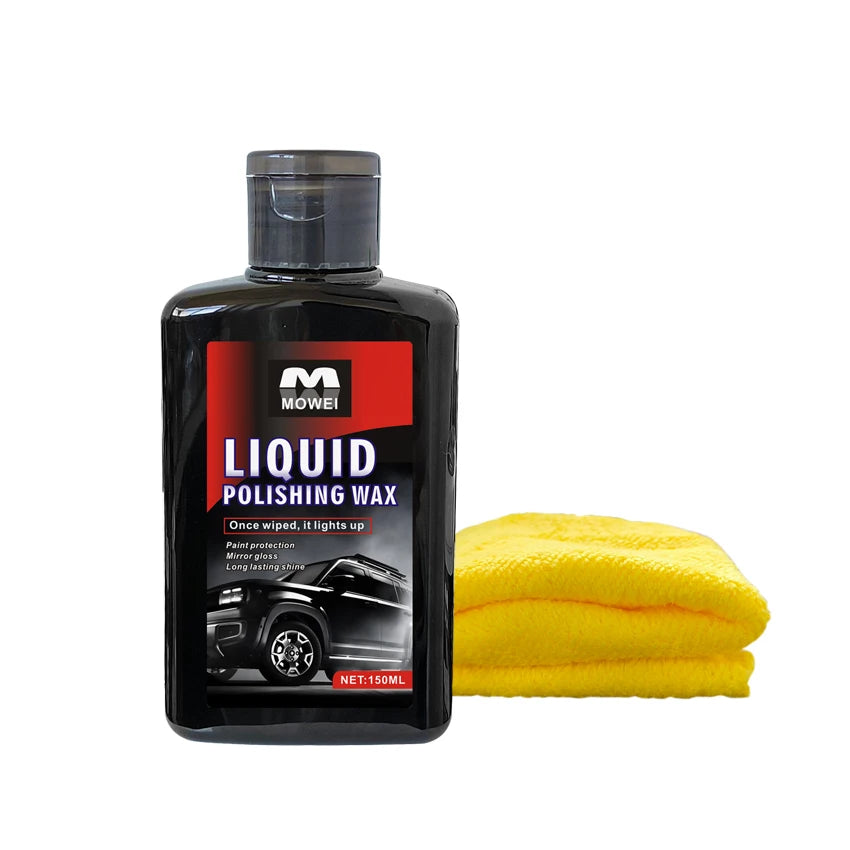 Pro Car Polish & Coating Wax - Scratch/UV Protection, Restores Paint/Trim/Headlights, Nano Hydrophobic, Instant Gloss Kit