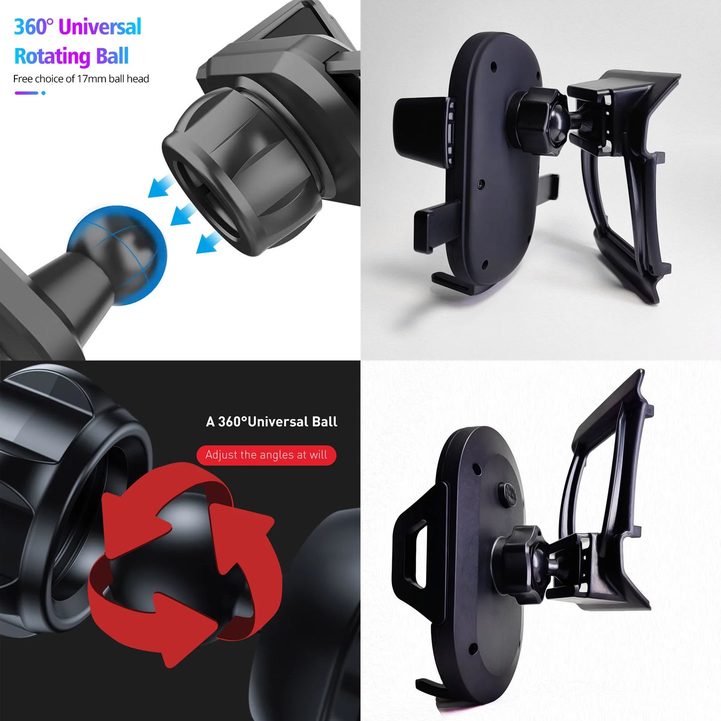 Car Phone Holder For Honda Accord MK10 MK10.5 2018 2019 2020-2022 Mobile Phone Mounts Car Wireless Charging Special Fixed Base