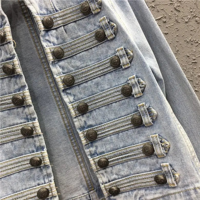 Women's Short Jacket Spring and Autumn New Jacket Top Skinny Stand-up Collar Long-sleeved Denim Fashion Comfort Winter Clothes