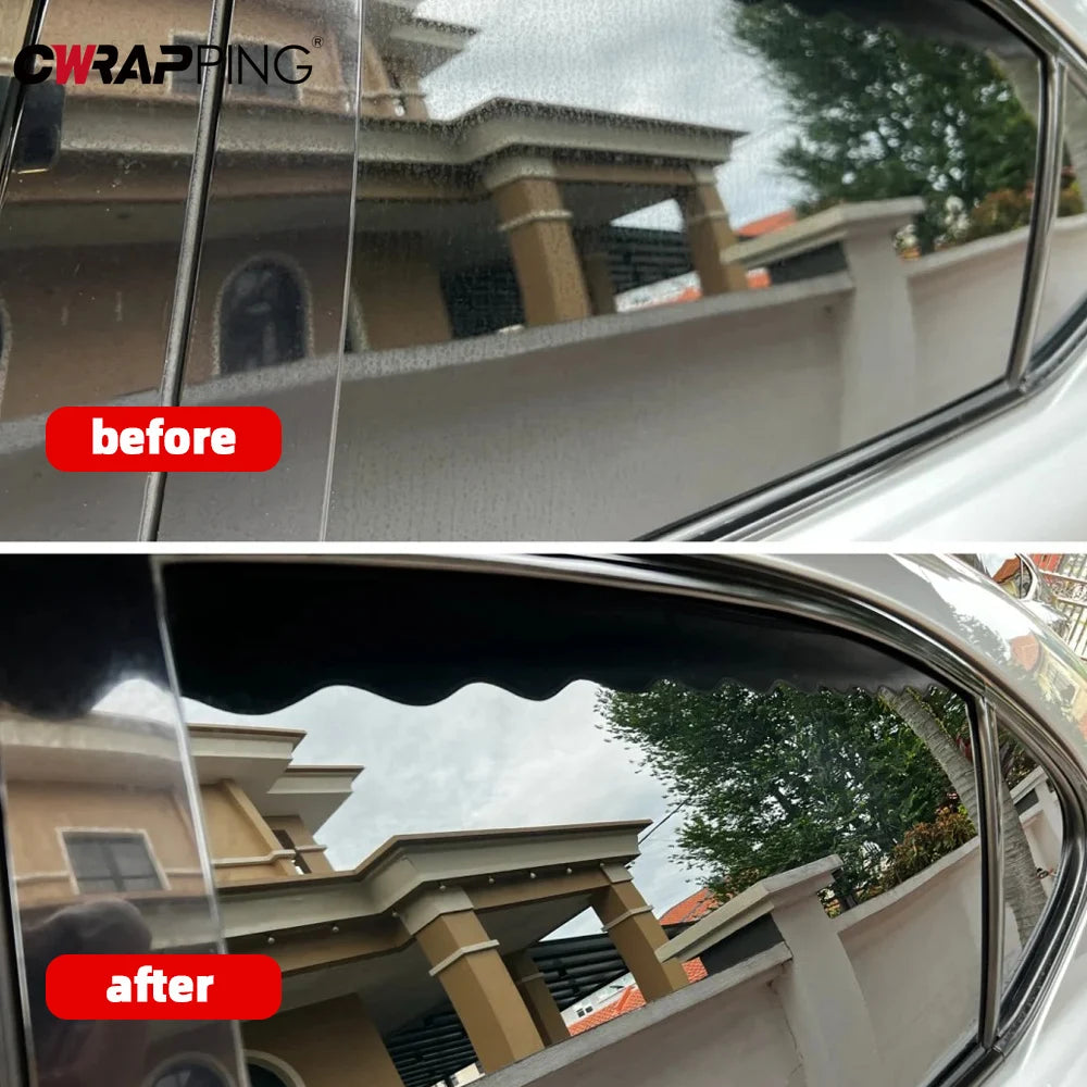 Car Glass Oil Film Remover Auto Detailing Powerful Glass Polishing Compound Windshield Cleaner Cleaning Brush Polish Car Tools