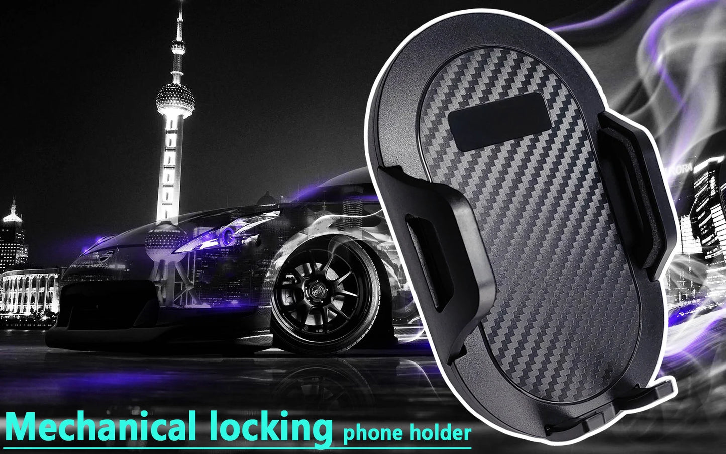 Car Phone Holder For Honda Accord MK10 MK10.5 2018 2019 2020-2022 Mobile Phone Mounts Car Wireless Charging Special Fixed Base