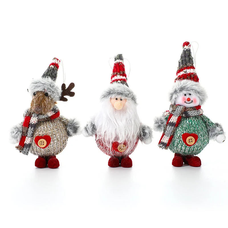 New Year 2025 Christmas Tree Decorations Cute Dolls