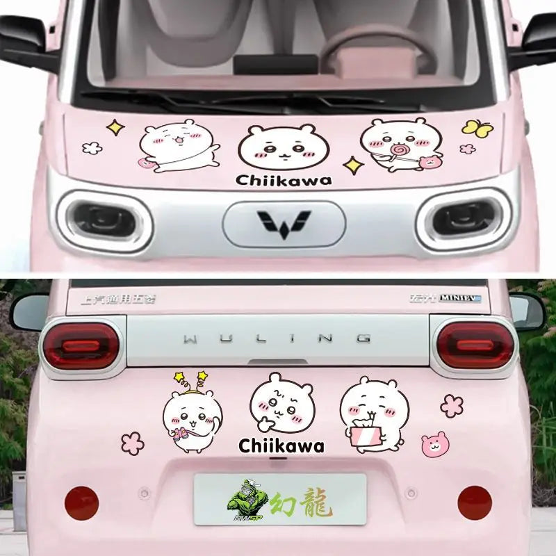 Stickers Car Accessories Decorate Hachi ware Usagi Car Accessories Gift