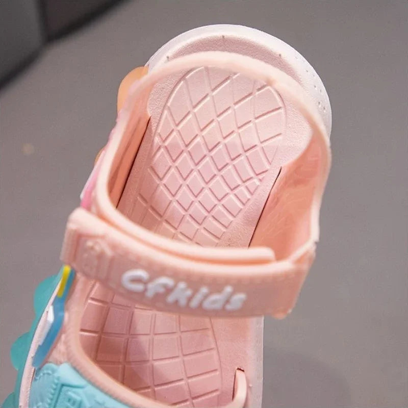 Kids Sandals for Boys Girls Soft Beach Shoes Breathable Summer Sandals for Toddlers Children Non-Slip Outdoor Play Shoes