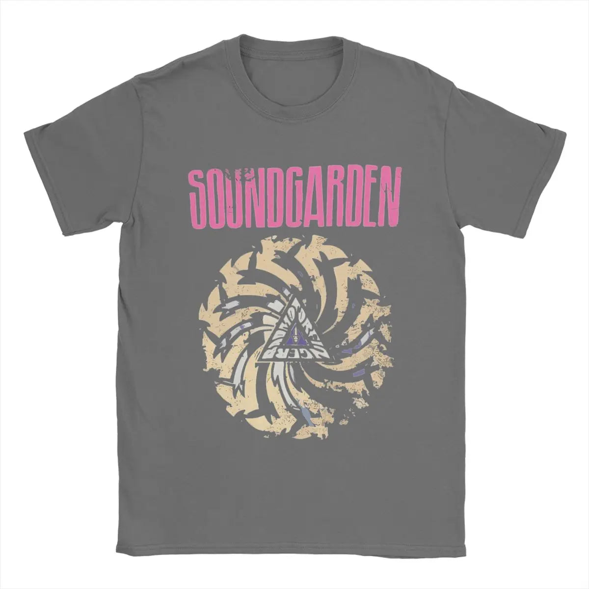 Soundgardens Band T Shirts for Men 100% Cotton Vintage T-Shirts Round Collar Tees Short Sleeve Clothes 6XL