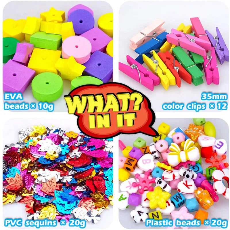 Arts and Crafts Supplies for Kids DIY Crafting School Kindergarten Homeschool Supplies Arts Set Toys for Children