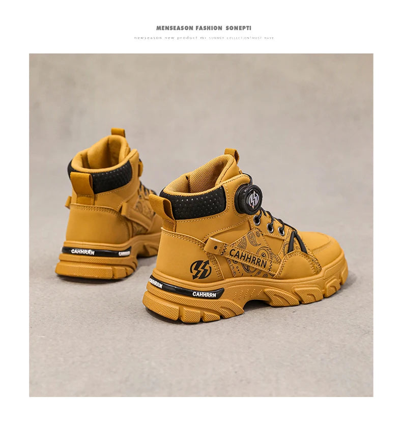 Platform Sports Shoes Kids Sneakers Sports and Leisure Shoes for Boys Wear-resistant Loafers Soft and Comfortable Fashion new