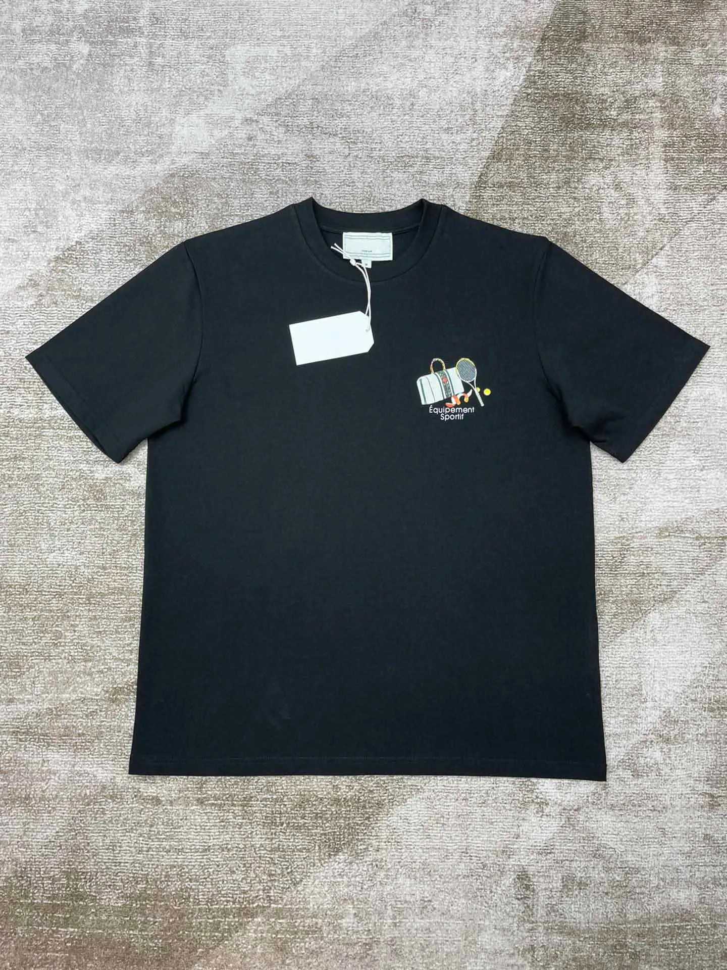 2025 High Quality  Casinoblank Paris Tennis Equipment Print Women Men T shirts Oversized Men Casual Cotton Summer T shirt tees