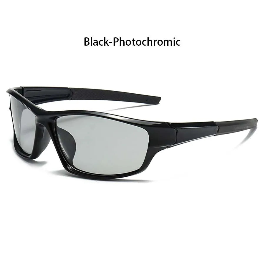 Photochromic Polarized Sports Vintage Sunglasses Men Women Fishing Cycling Driving Mountaineering Chameleon Sun Glasses UV400