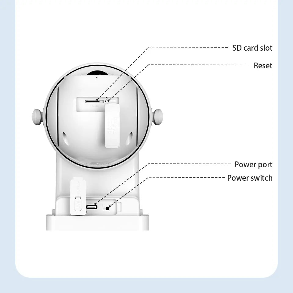 Solar Powered WiFi Security Camera Outdoor 3MP HD with Color Night Vision Two Way Audio Motion Detection & Pan - Tilt Control