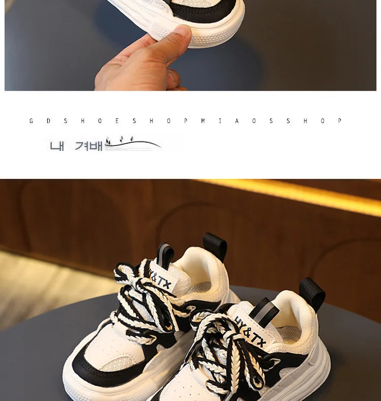 Zapatos 2025 Autumn New Kids Sneaker Simple Versatile Girls' Casual Shoes Comfort Non Slip Child Board Shoes Zapatillas De Mujer