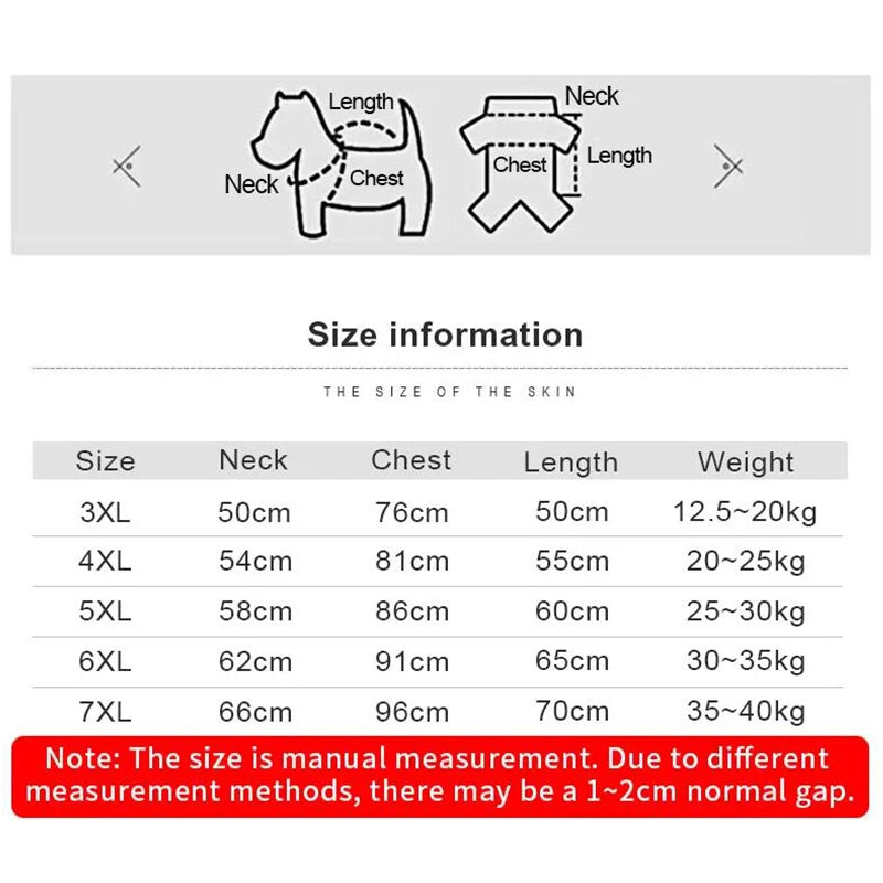 3XL-7XL Winter Thick Big Dog Clothes Lambs Wool Jacket Medium Large Dogs Labrador Samoye Collie Windproof Coat Pet Accessories