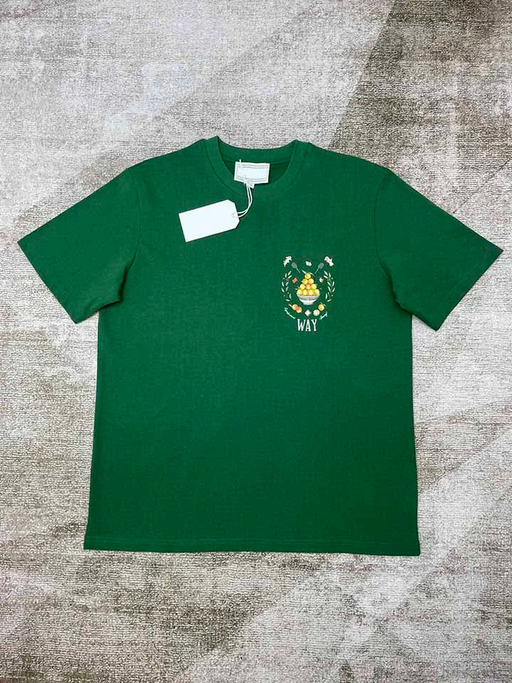 Top Version 1:1 Casinoblank Morocco Way Fruit Logo Printed Women Men T shirts Tops tees Oversized Men Cotton T shirt