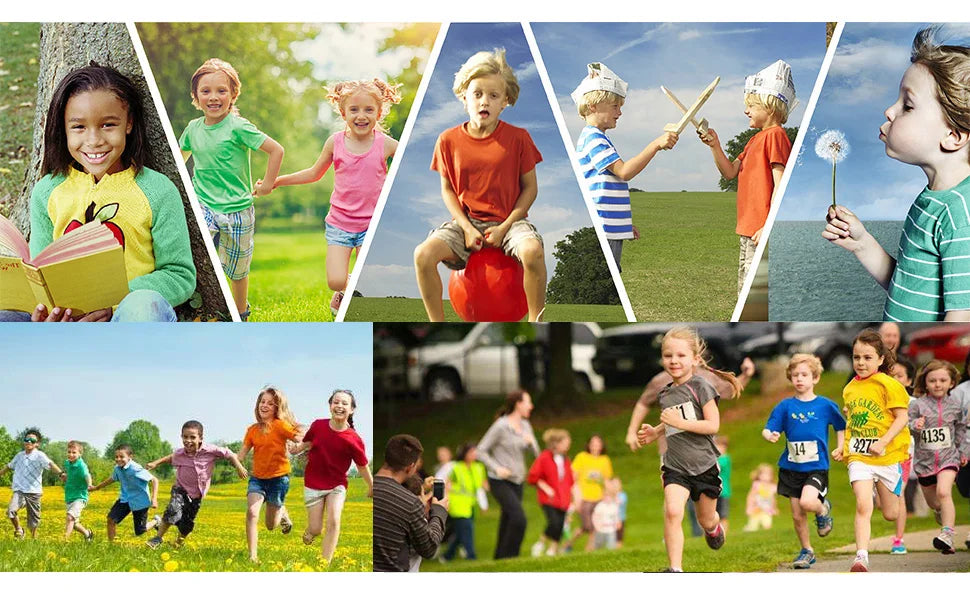 Kids Basketball Shoes Boys Air Cushion Sneakers Non-Slip Comfortable Outdoor Sports Shoes