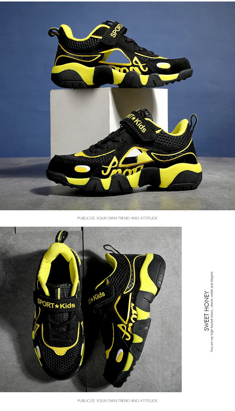 Kids Summer Shoes Kids Sandals Breathable Boys Sandals Soft  Children's Shoes Outdoor Protecting Toes Beach Sandal Water Shoes