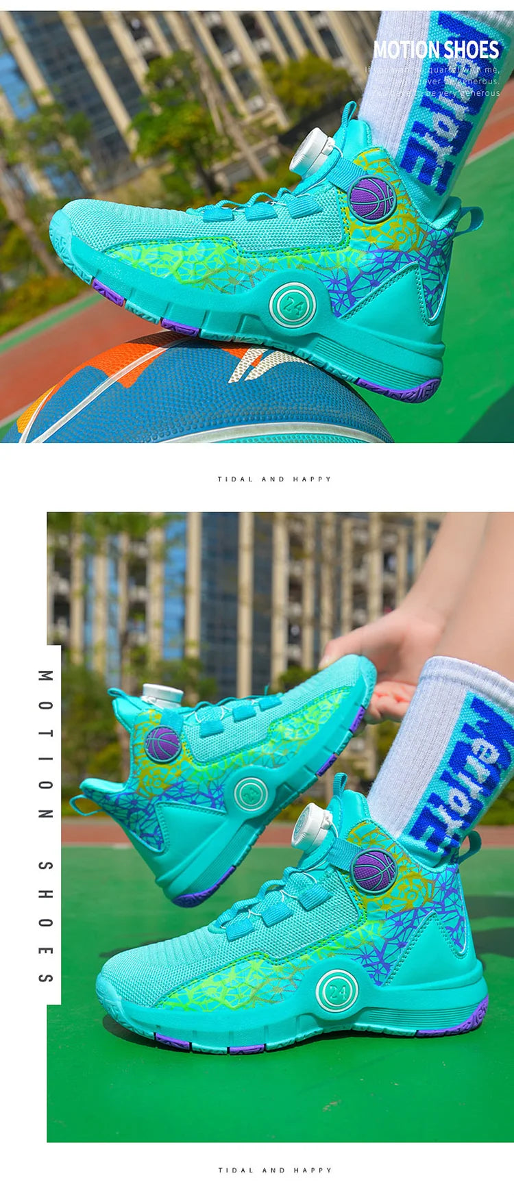 Children Basketball Shoes Original Design 2024 New Indoor Field Training Sports Shoes Comfortable Boy Basketball Shoes for Kids