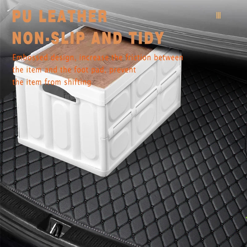 Universal Car Trunk Carpets Rear Rugs Auto Accessories Interior Products Covers Parts Waterproof Automobiles Custom Replacement