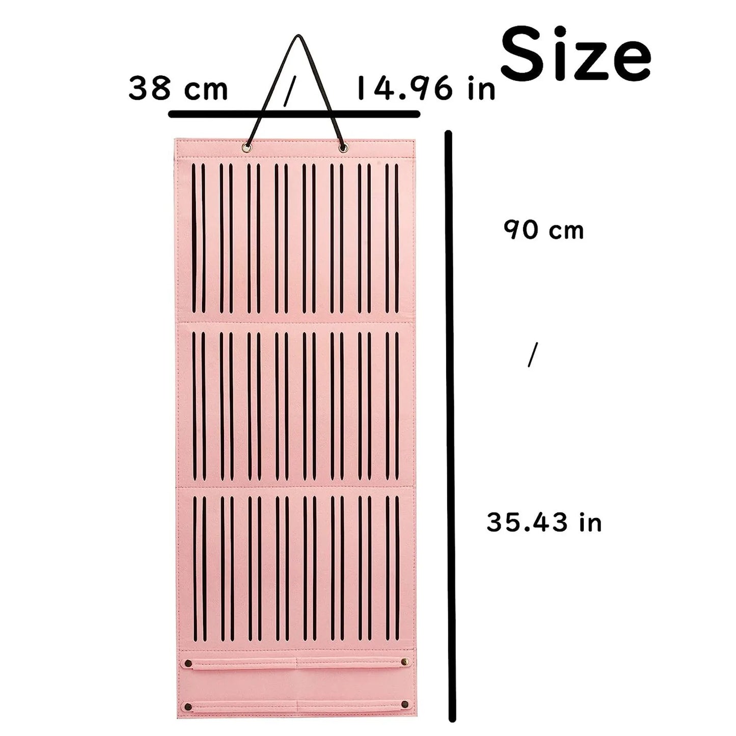 Hair Bows Holder, Large Capacity Hair Clips Storage Hanger Baby Accessory Display Sturdy Rope Wall Hanging For Girls Room Decors