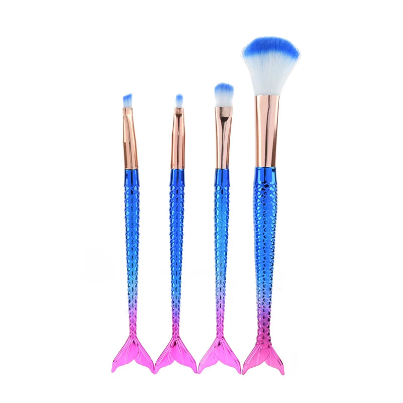 Four-piece Suit Mermaid Makeup Brush