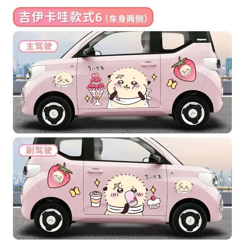 Stickers Car Accessories Decorate Hachi ware Usagi Car Accessories Gift