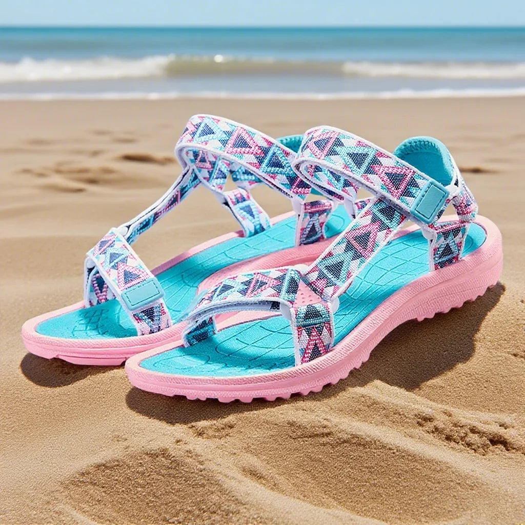 Kids Sandals for Boys Girls Shoes Outdoor Beach Non-Slip Shoes Solid Breathable Students Sneakers Children's Shoes