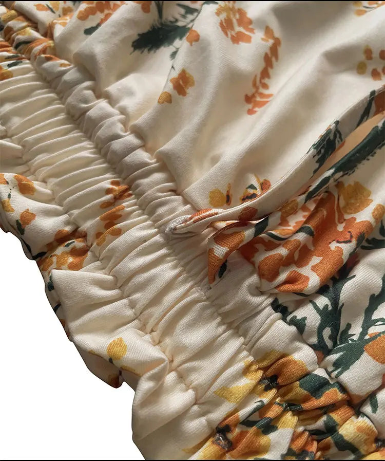 Women's Summer Floral Print Shorts Casual Pants Comfortable and Loose Pants