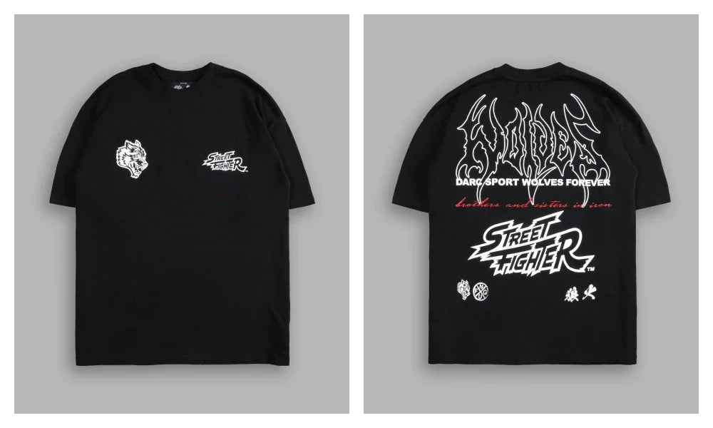 DARC SPORT "PREMIUM" OVERSIZED TEE Black COTTON Men T-Shirts Loose Casual Men Women TShirt Unisex Hip Hop Sports Tee Top US SIZE