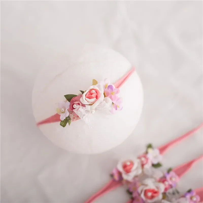 Kids Toddler  Newborn Headband  Baby Girl Hearband Hair Accessories Flower Girl Headwear Newborn Photography Props