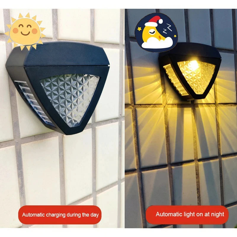 Solar Street Light Outdoor LED Courtyard Light Super Bright Energy-Saving Environmental Courtyard Garden Corridor wall Light