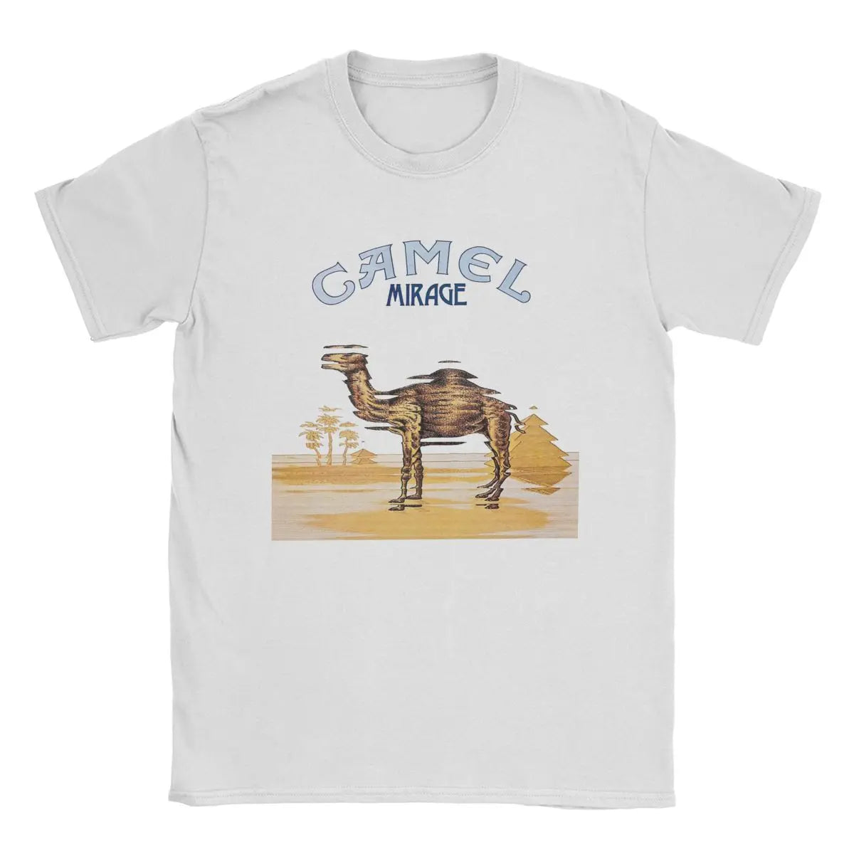 Camels Band T Shirts for Men Cotton Funny T-Shirts O Neck Tees Short Sleeve Clothing Plus Size