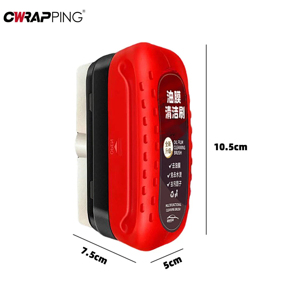 Car Glass Oil Film Remover Auto Detailing Powerful Glass Polishing Compound Windshield Cleaner Cleaning Brush Polish Car Tools