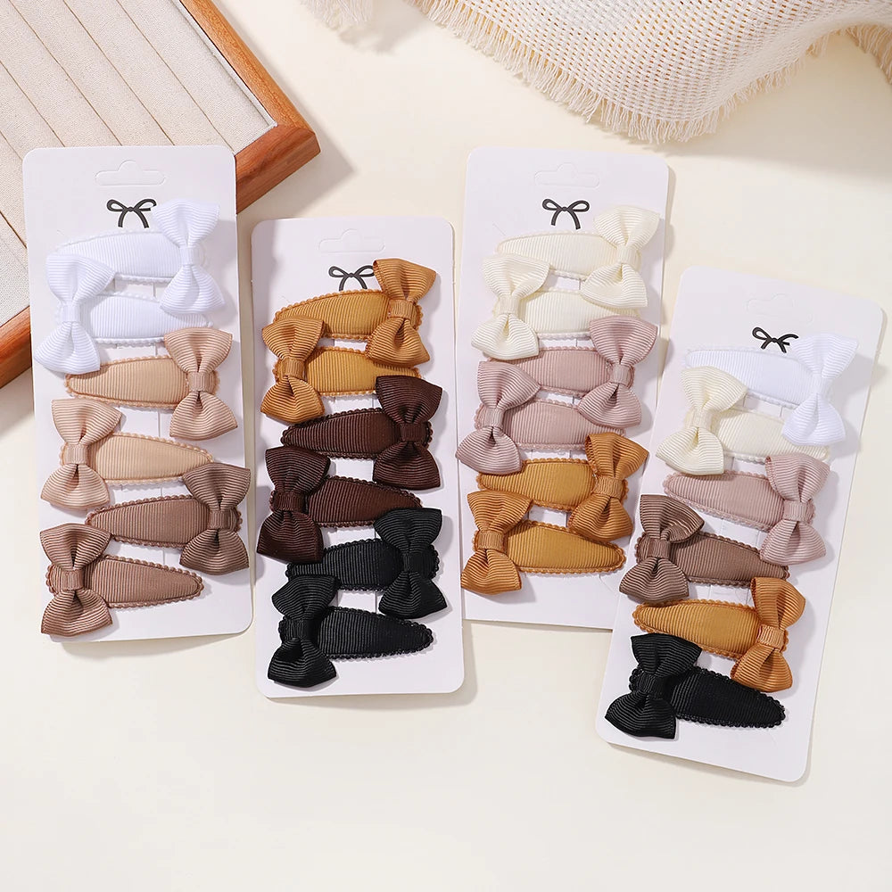 Kids Fresh Hair Clip Set Flower Printe Sweet Butterfly Hairpins Children BB Hair Bangs Clips Barrettes Girl Accessories Headwear