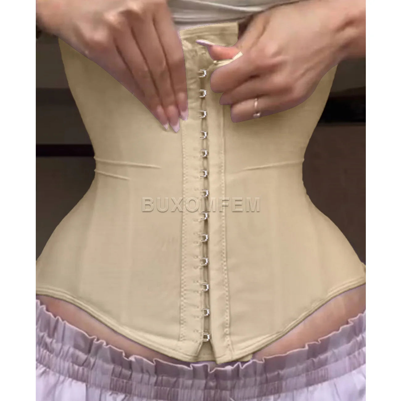 Front-Breasted Slim Fit Shaping Body Wrap Waist Trainer Women's Tummy Control Girdle Body Shaper Female Heavily Shaped Fajas
