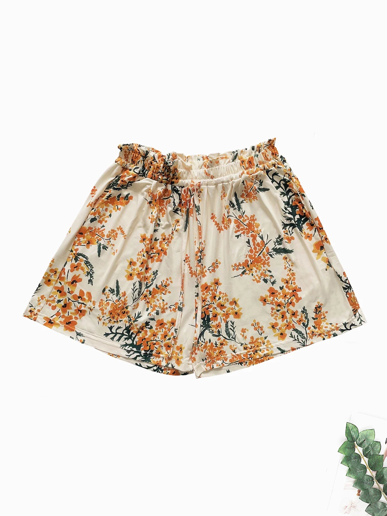 Women's Summer Floral Print Shorts Casual Pants Comfortable and Loose Pants