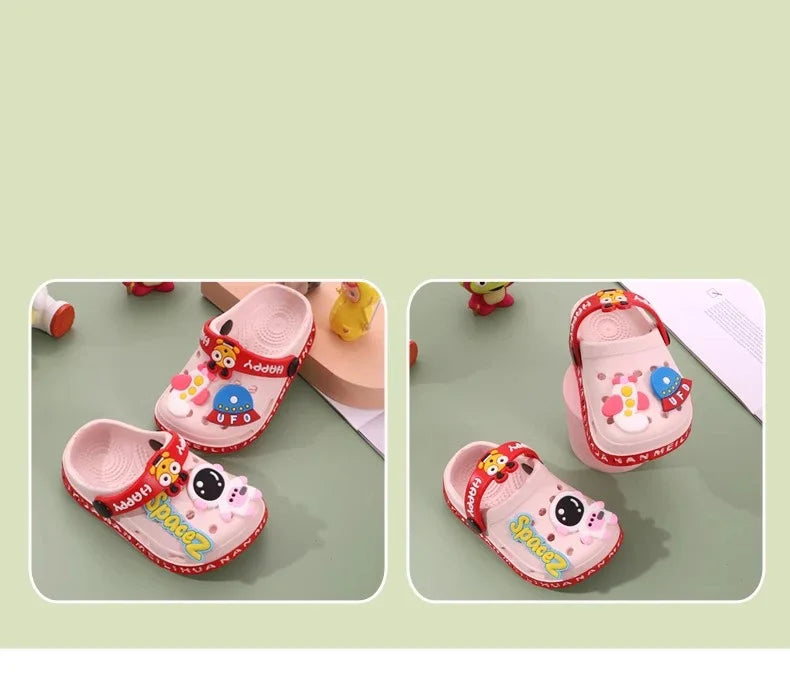 Kids' Sandals Baby & Toddler Slippers for Ages 1-5 Fashionable Breathable Waterproof Hole-Pattern Infant Clogs
