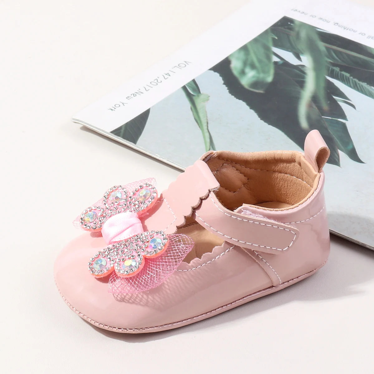 New Style Bow-Shaped Baby Shoes For Girls Aged 0-1 Years Old Breathable And Cool Shoes For Little Girls High Quality TPR Sole