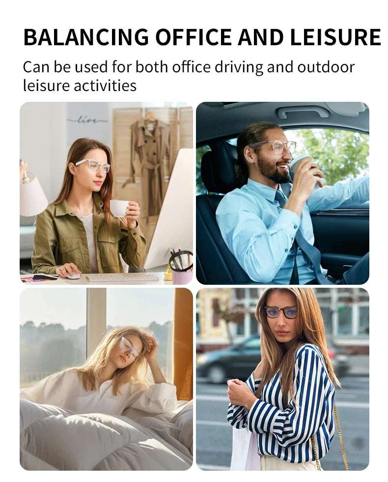 GS07 Upgrade Smart Glasses With Camera Video Recording AI Photo Recognition Bluetooth Call Translation sports spectacles