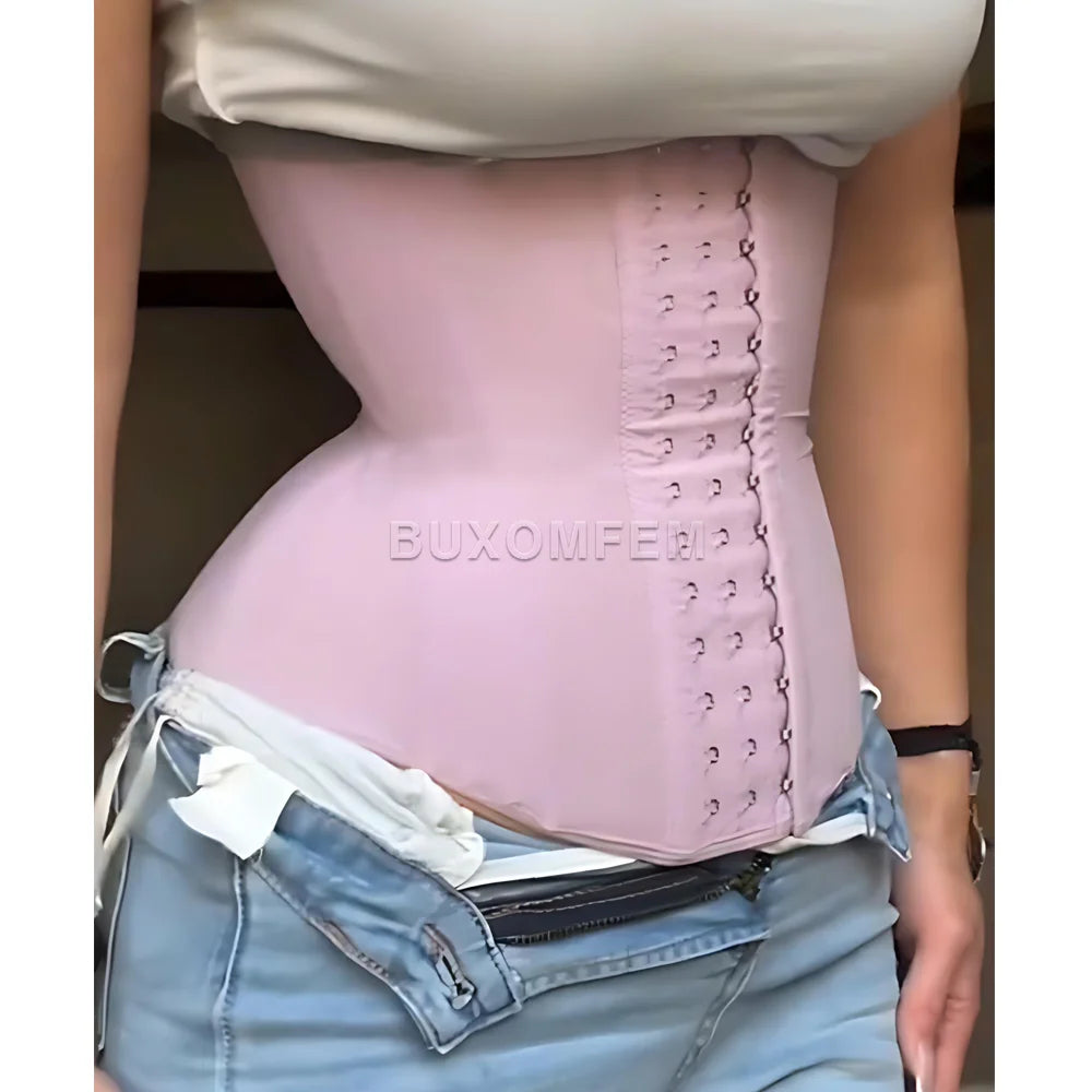 Front-Breasted Slim Fit Shaping Body Wrap Waist Trainer Women's Tummy Control Girdle Body Shaper Female Heavily Shaped Fajas